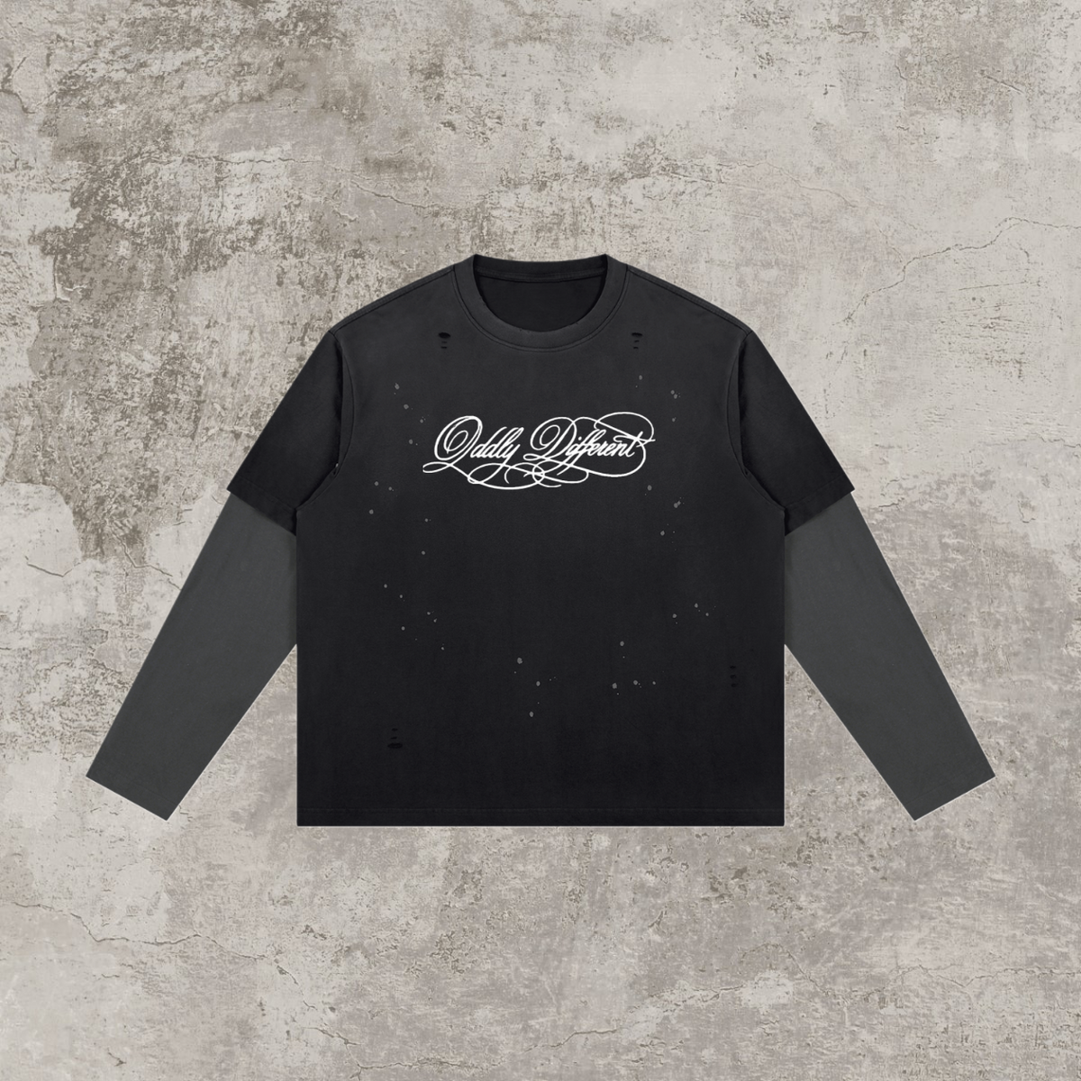 Script Layered Long Sleeve