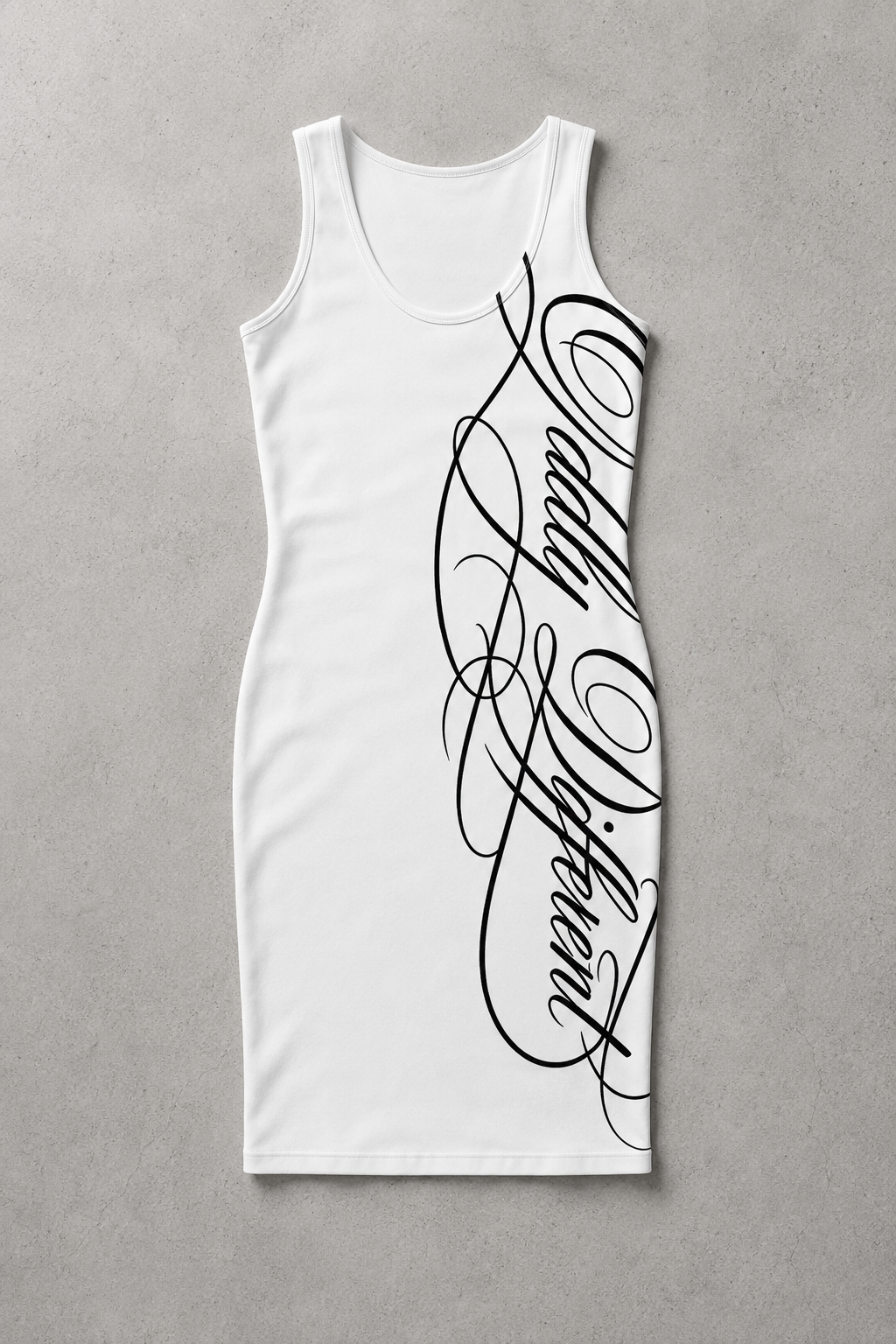 Script Tank Dress