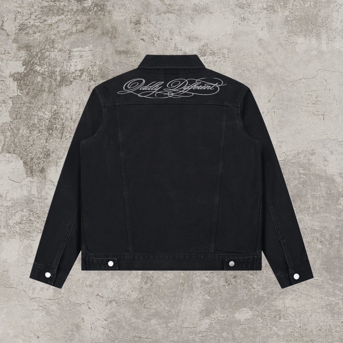 Script Denim Jacket